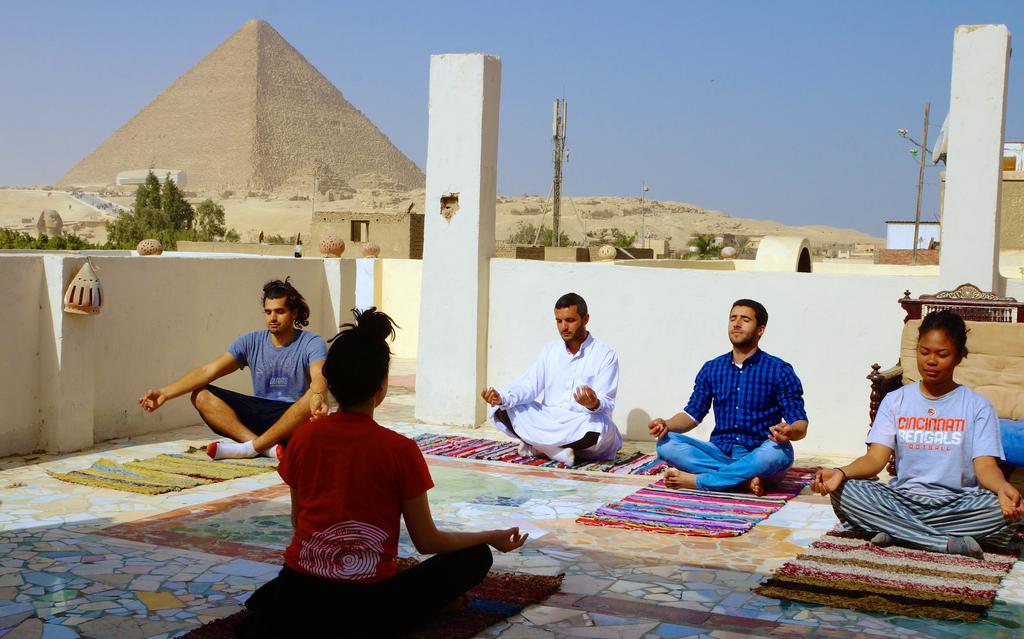 Pyramids Loft Homestay Kafret el-Gabal Zewnętrze zdjęcie